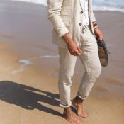 Männer in Leinen — tres chic!